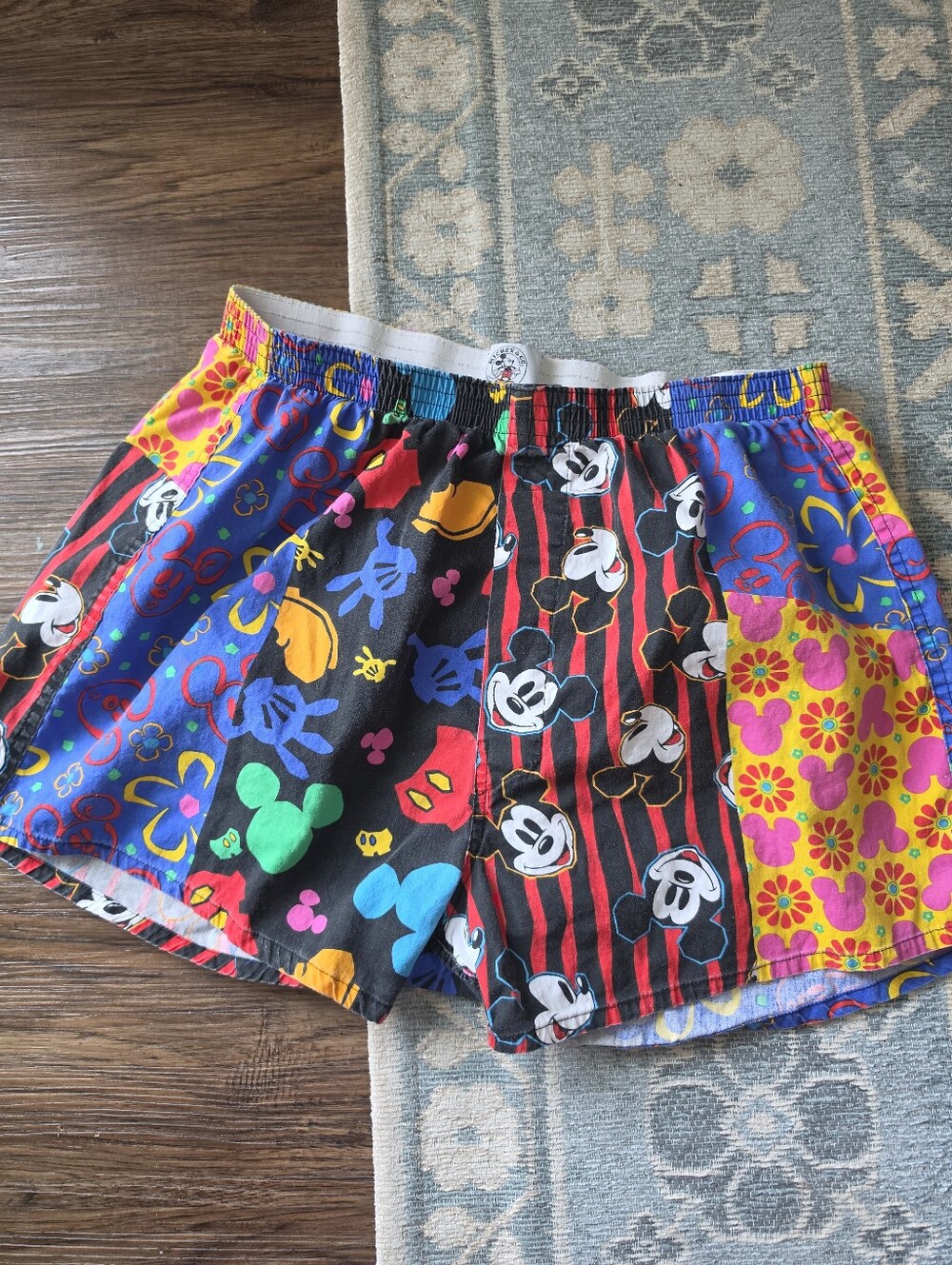 90s Style Mickey Boxer Shorts